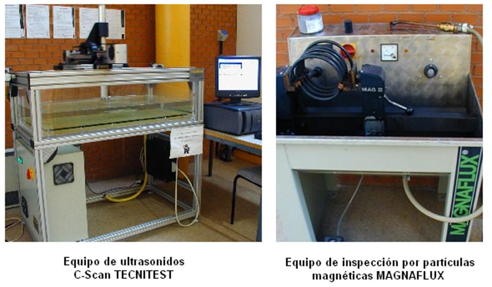 Equipos de inspección no destructiva