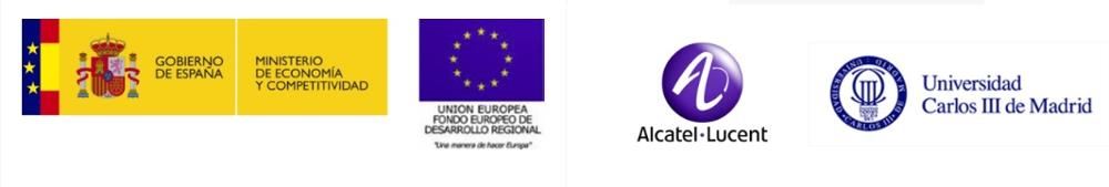 logos  ministerio economia y competitividad y FEDER ALCATEL LUCEL/ UNIVERSIDAD CARLOS III 