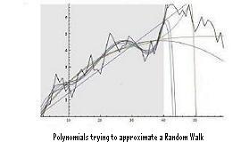 Polynomials trying to approximate a Random Walk