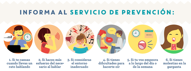 Informa al servicio de prevención