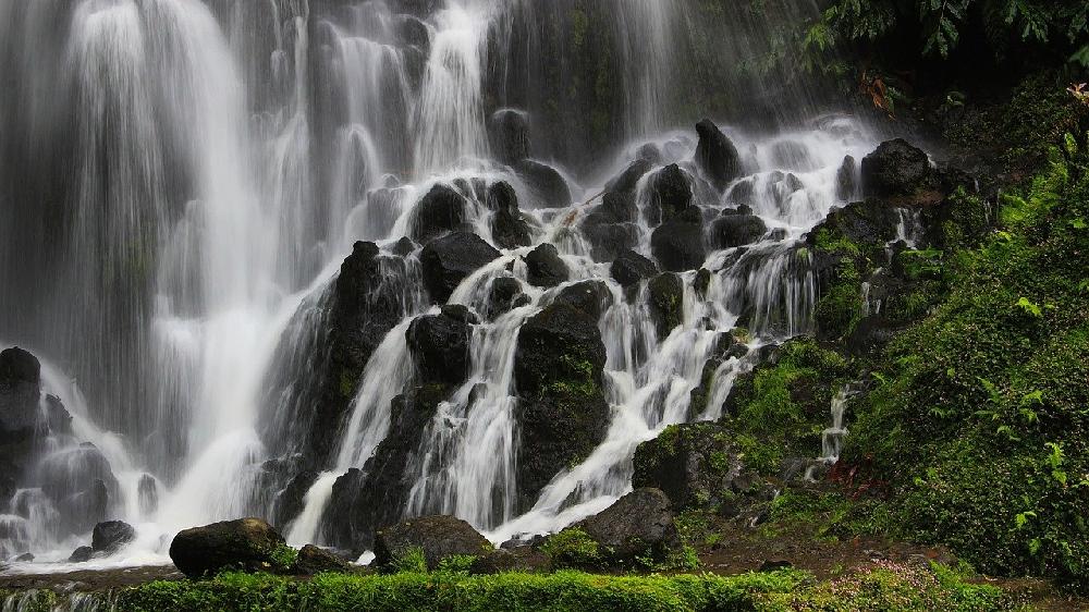 waterfall in Azores
