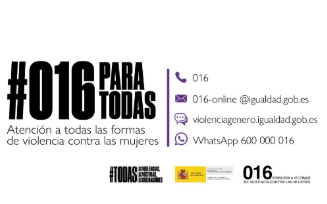 logo 016 y formas de contacto