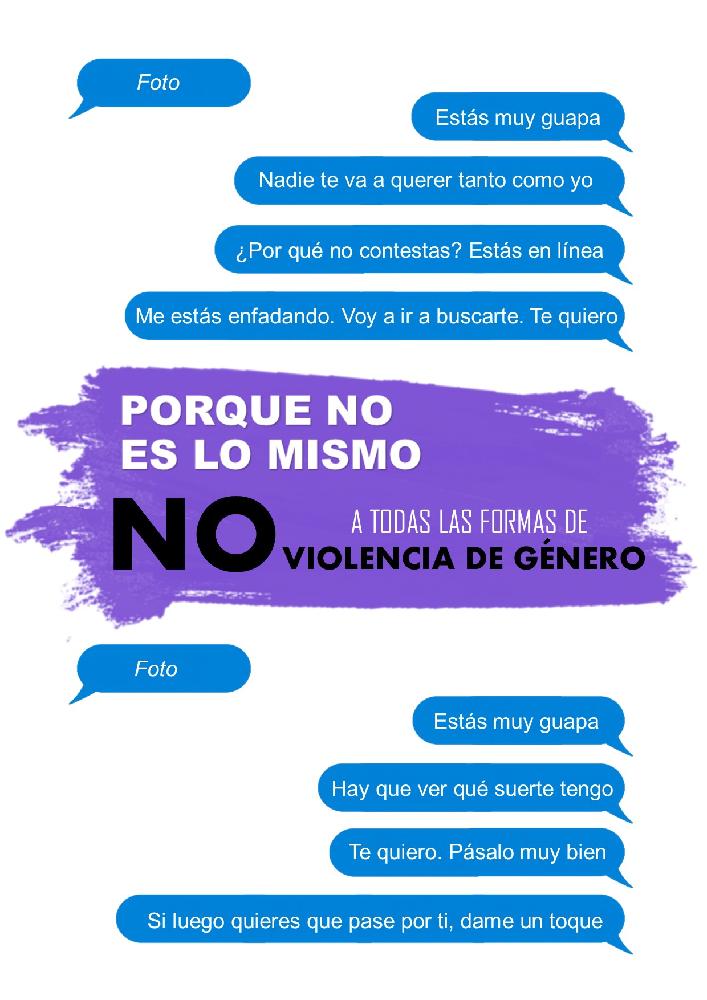 cartel vilencia de género