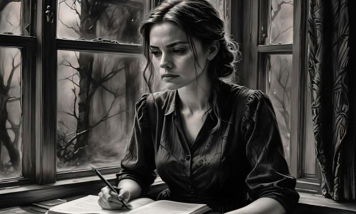 mujer escritora