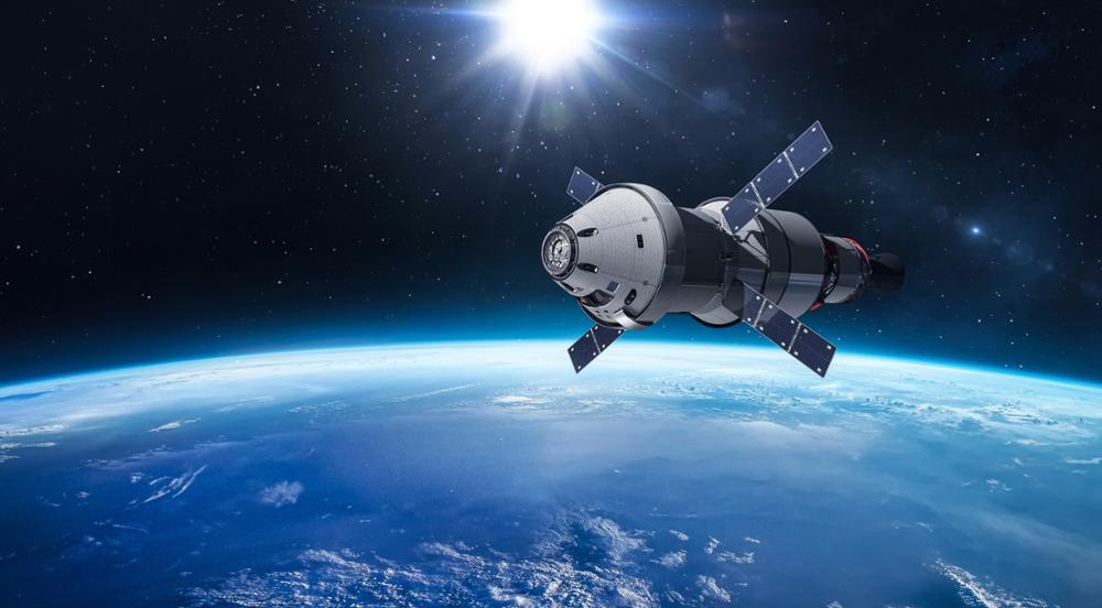 Imagen satélite en el espacio