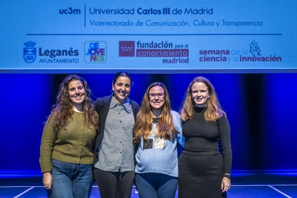 Cristina Quílez López, Josefa Zaldivar-Diez, Uxía Carral y Lidia Gómez Cid