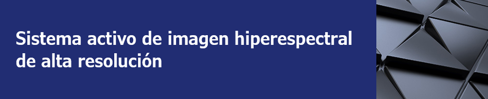 Sistema activo de imagen hiperespectral de alta resolución