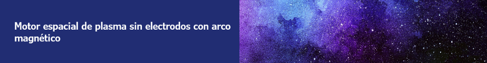 Motor espacial de plasma sin electrodos con arco magnético
