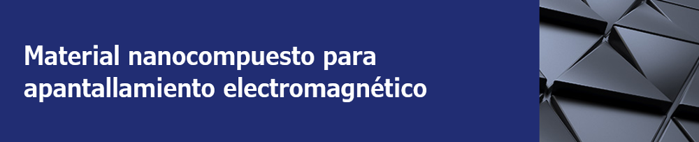 Material nanocompuesto para apantallamiento electromagnético