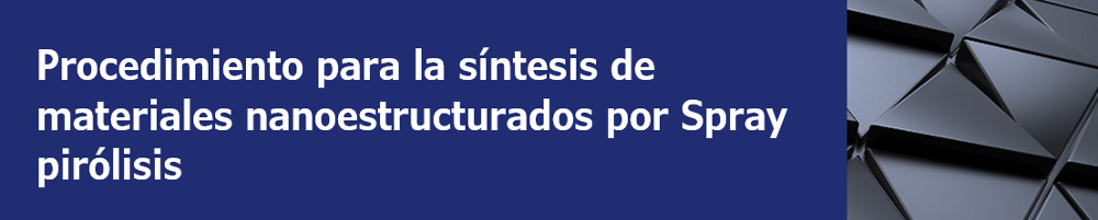Procedimiento para la síntesis de materiales nanoestructurados por Spray pirólisis