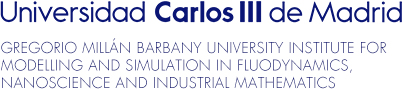 Universidad Carlos III de Madrid. Gregorio Millán Barbany University Institute for Modelling and Simulation in Fluodynamics, Nanoscience and Industrial Mathematics