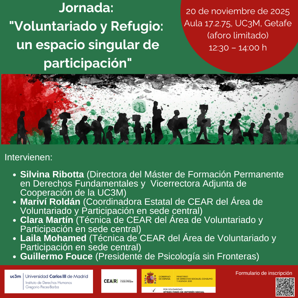Cartel Jornada “Voluntariado y Refugio