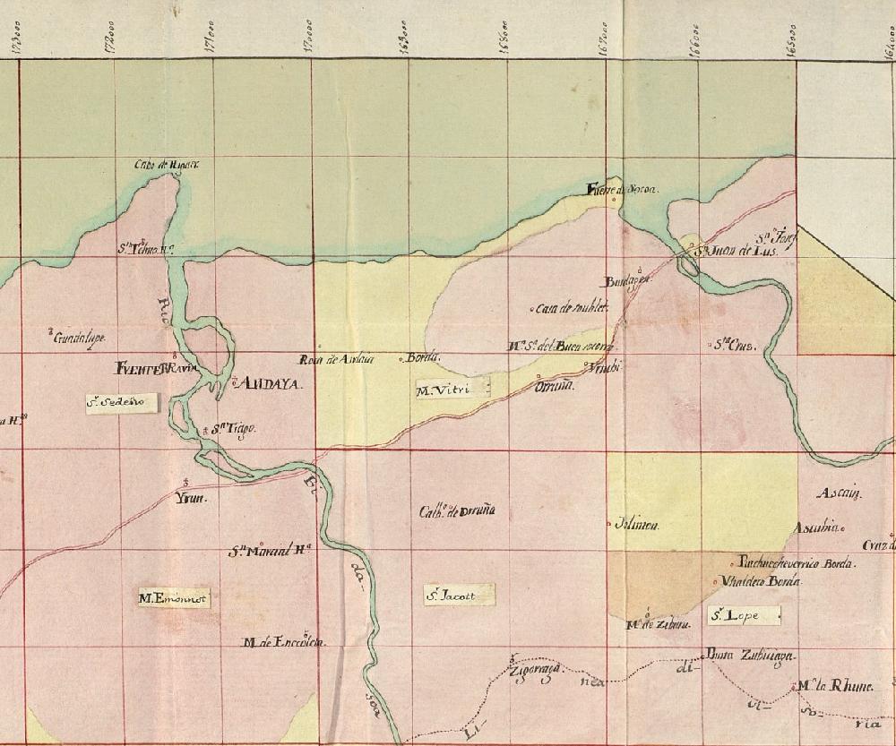 Mapa Trazar la linea