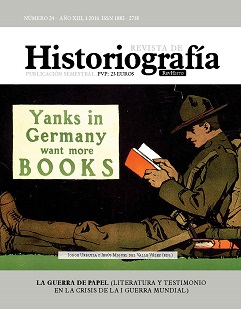 miniatura de la cubierta de la revista de historiografía