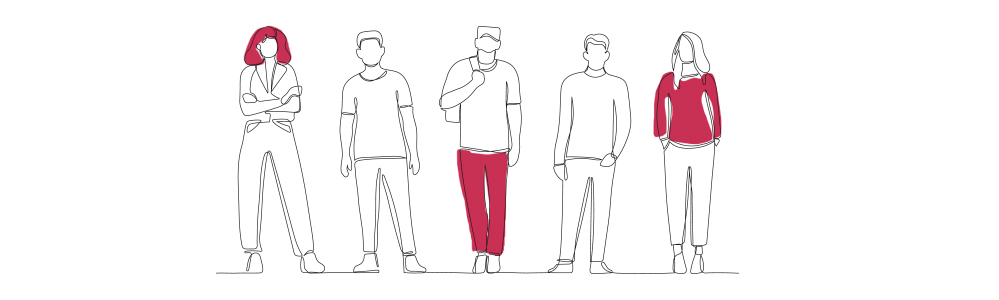 Conjunto de símbolos de interrogación