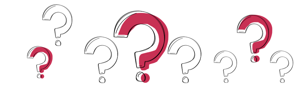 Conjunto de símbolos de interrogación