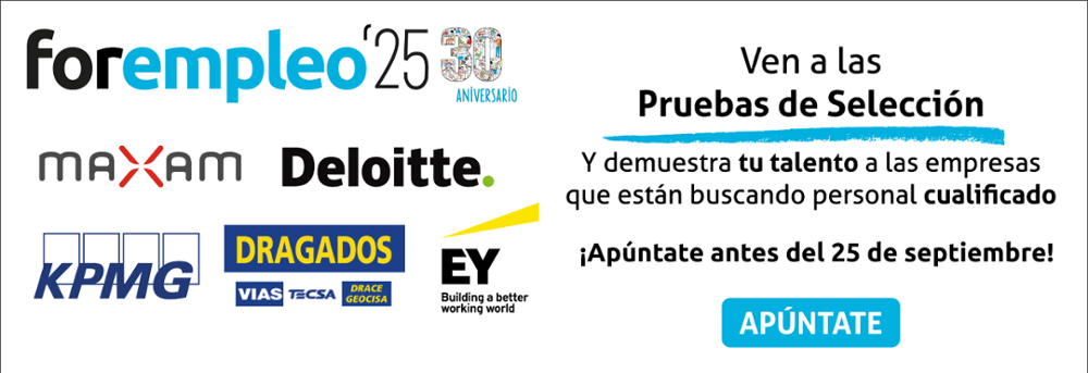Pruebas de Selección Forempleo. 1 y 2 de octubre