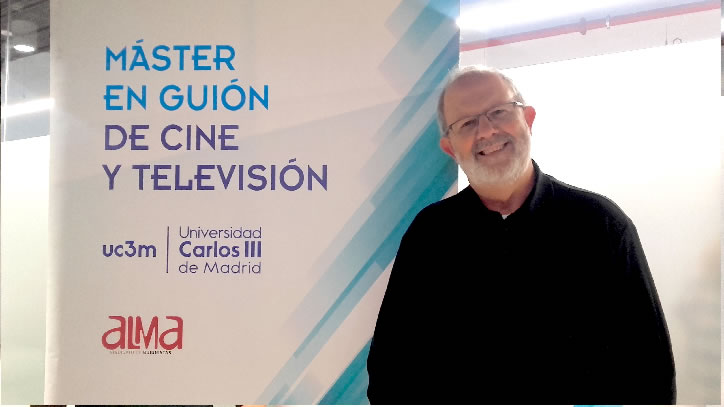 Casimiro Torreiro en el Máster de Guión de Cine y Televisión de la UC3M