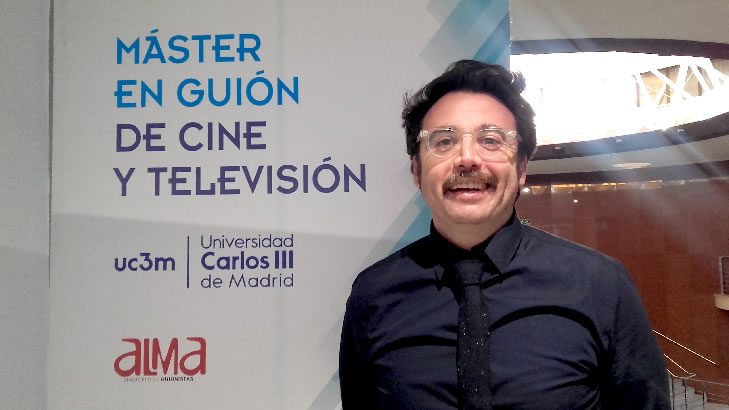 Carlos G. Miranda en el Máster en Guion Cine y Television de l UC3M