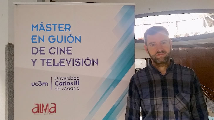 Alejandro Melero en el Máster en Guion Cine y Television de l UC3M
