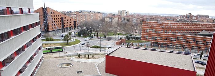 Vista panorámica residencias Campus de Getafe