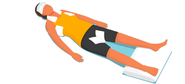 paños húmedos fríos