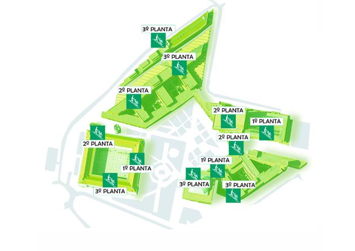 Plano sillas evacuación Leganés