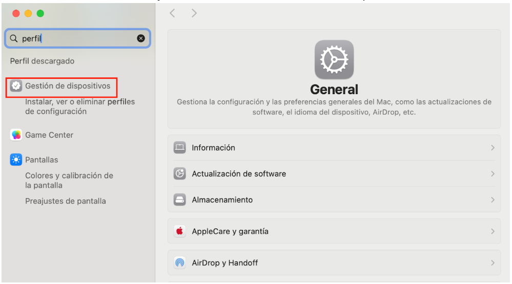 Opciones de conexión manual de red Wifi en Mac
