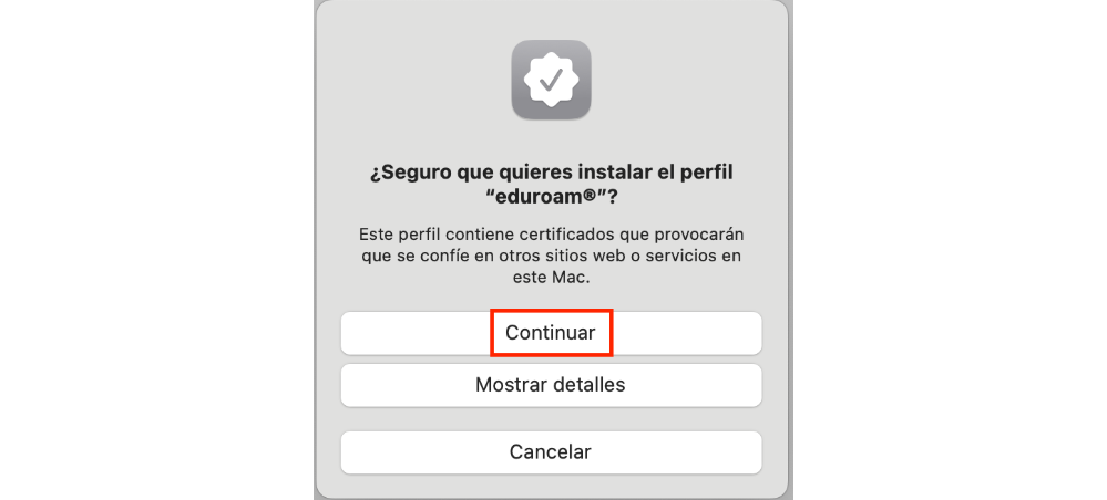 Opciones de conexión manual de red Wifi en Mac