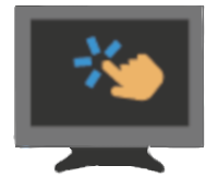 Icono de una pantalla táctil