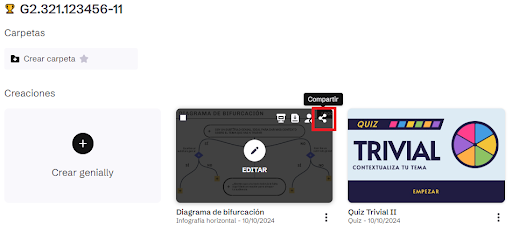  Interfaz de genially integración UC3M