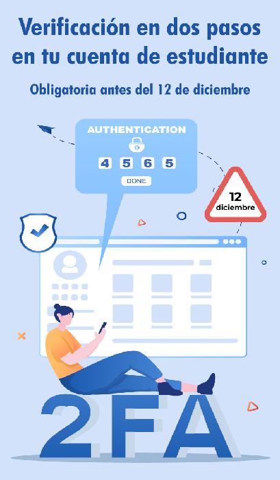 Verificación en dos pasos cuenta alumnos
