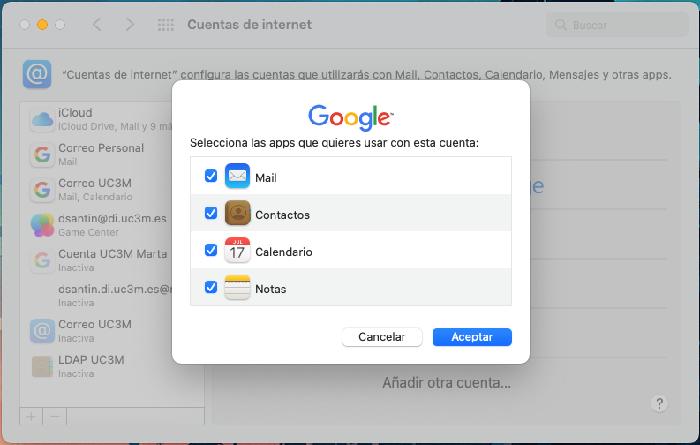 Configuración Applemail Configuración paso 7