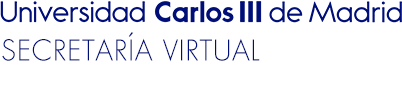 Universidad Carlos III de Madrid. Secretaría Virtual