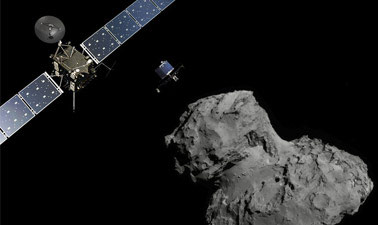 Aproximación entre satélite y meteorito