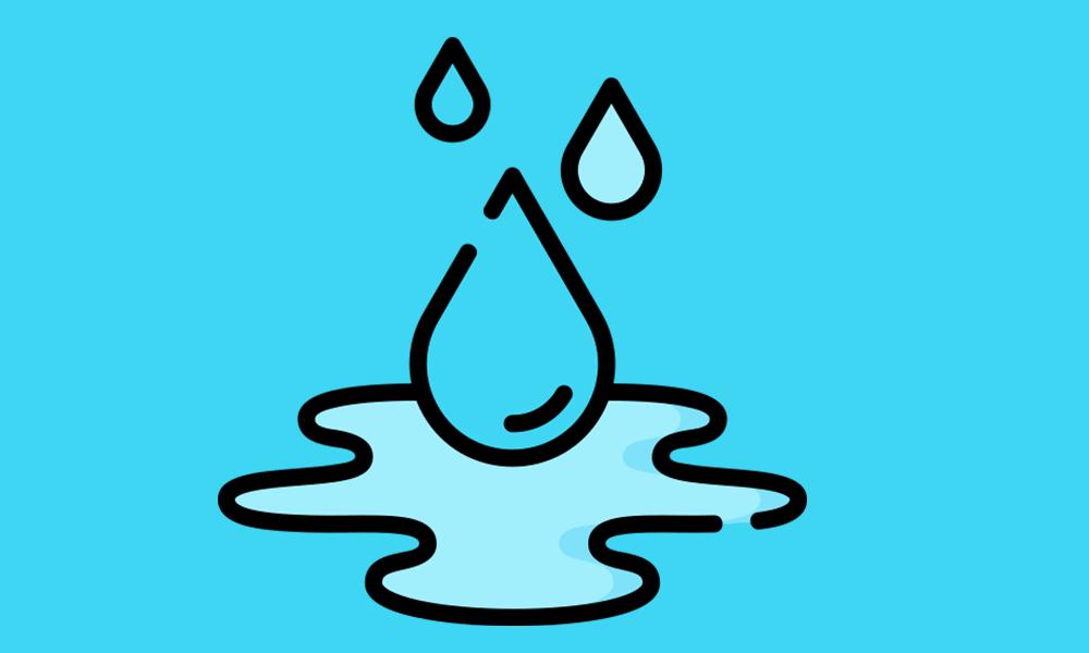 gotas de agua