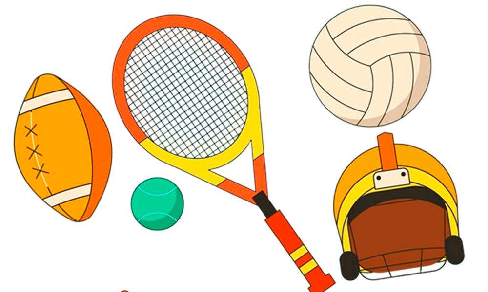 Dibujo elementos deportivos