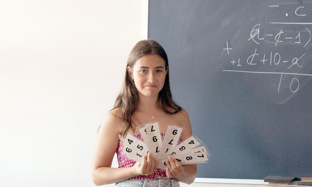 Matemáticas con cartas y cortes