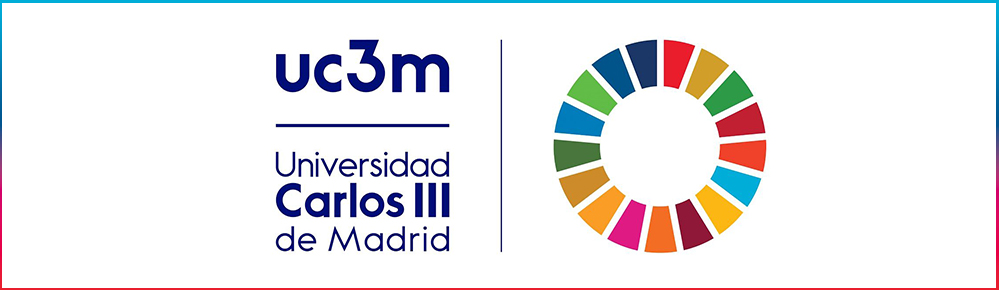Logotipos de la Universidad Carlos III de Madrid y de los Objetivos de Desarrollo sostenible