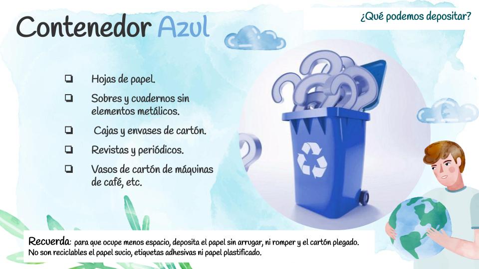 Contenedor Azul