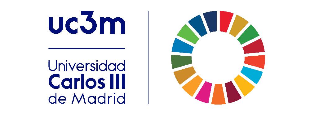 Logo de la UC3M y de los Objetivos Desarrollo Sostenible
