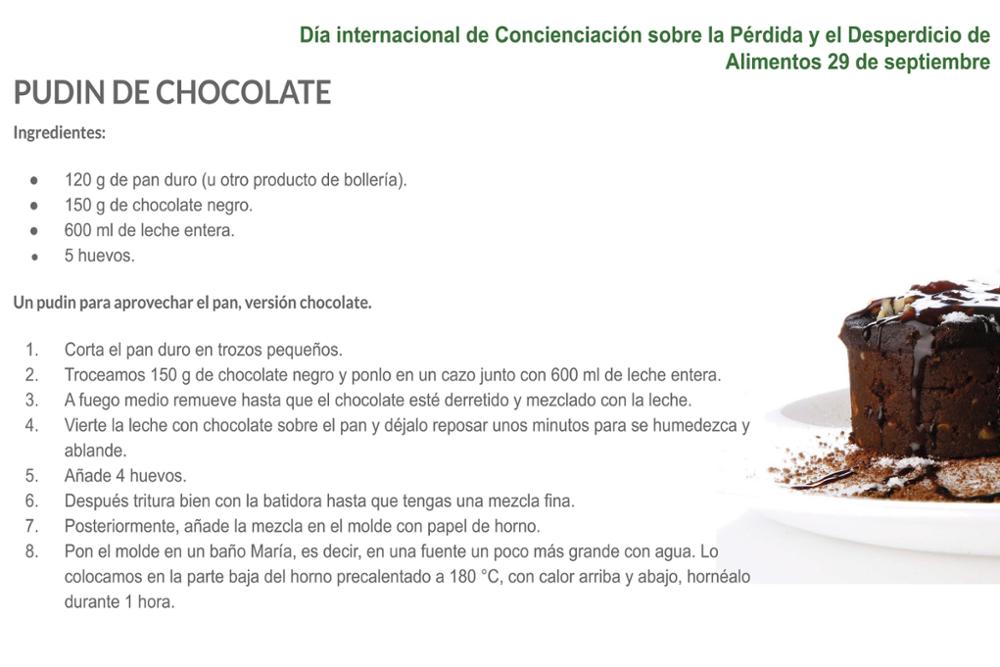 Pudin de chocolate