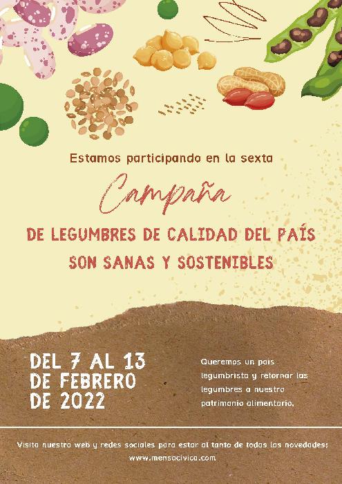 Cartel VI edición campaña consumo legumbres del país