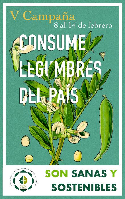 Cartel cartel V edición campaña consumo legumbres del país