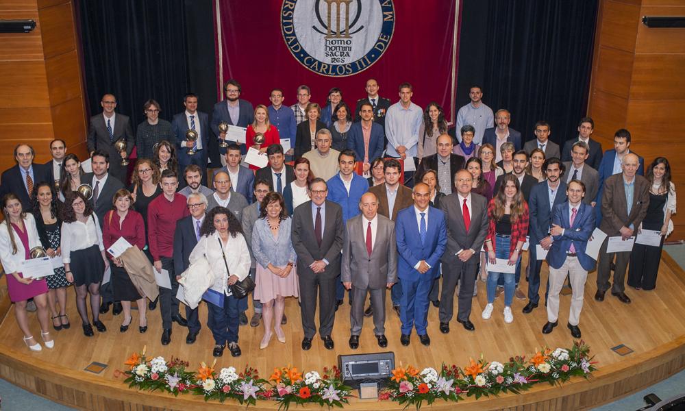 La Universidad Carlos III de Madrid y Banco Santander entregan 60 galardones en los Premios de Excelencia y Emprendimiento 2016 del Consejo Social