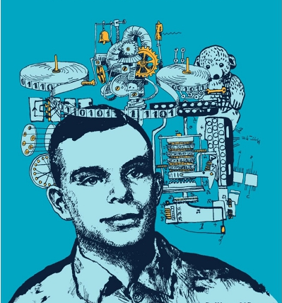 Retrato de Alan Turing