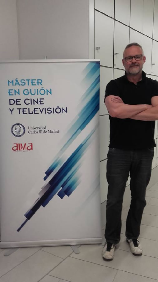 Gonzo Suárez en el Máster Guión Cine y Televisión UC3M