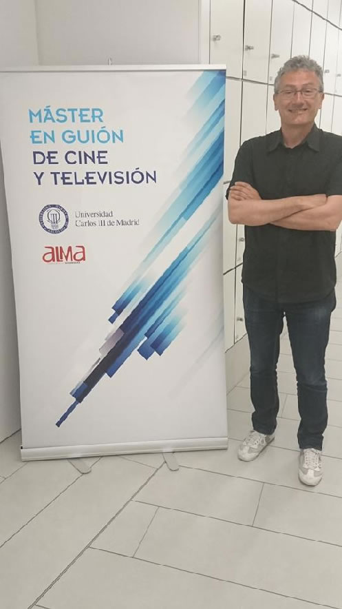 Carlos López en el Máster Guión Cine y Televisión UC3M