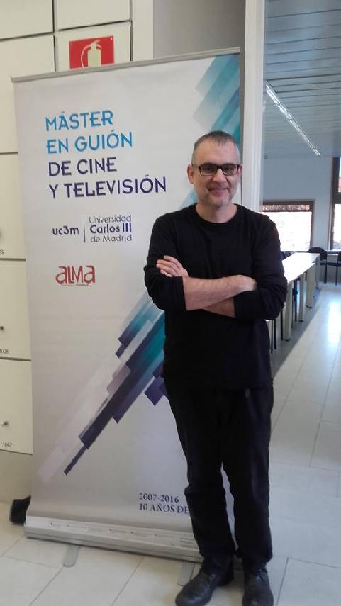 David Muñoz en el Máster en Guión de Cine y Televisión UC3M