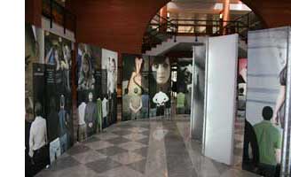 Vistas de la exposición realizada en la UC3M